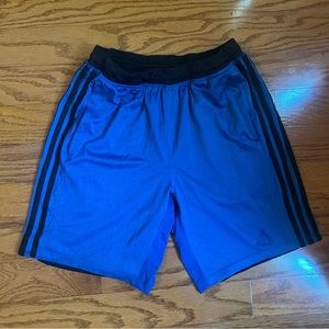 Men’s size medium adidas blue athletic shorts